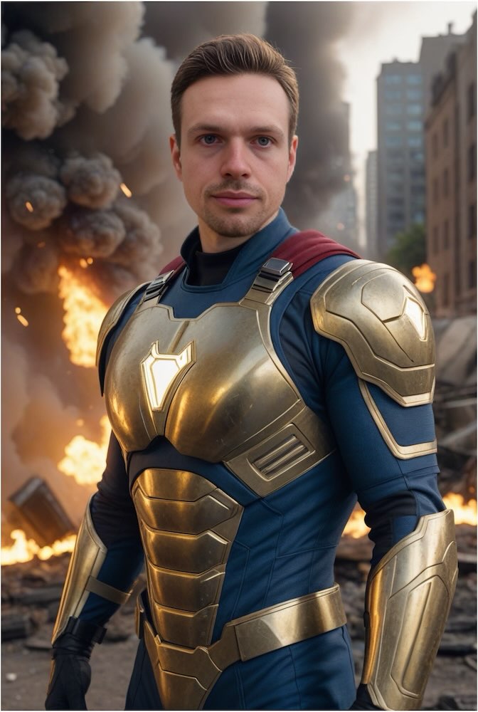 A Male Superhero